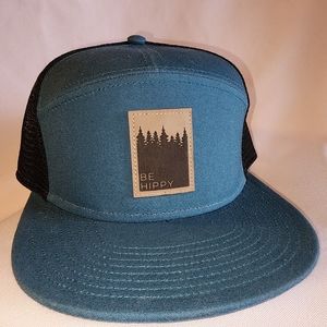 Be Hippy Flat Bill Snapback Hat